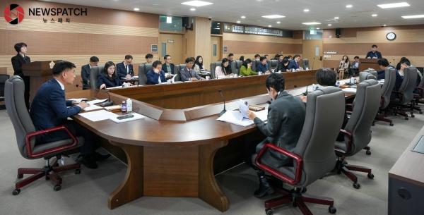 ▲아산시의회가 제2회 의원회의를 개최