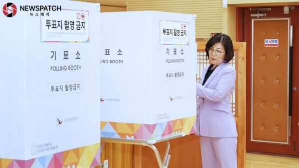 ▲공도읍 사전투표소 점검