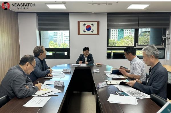 ▲공사장우기대비안전점검회의