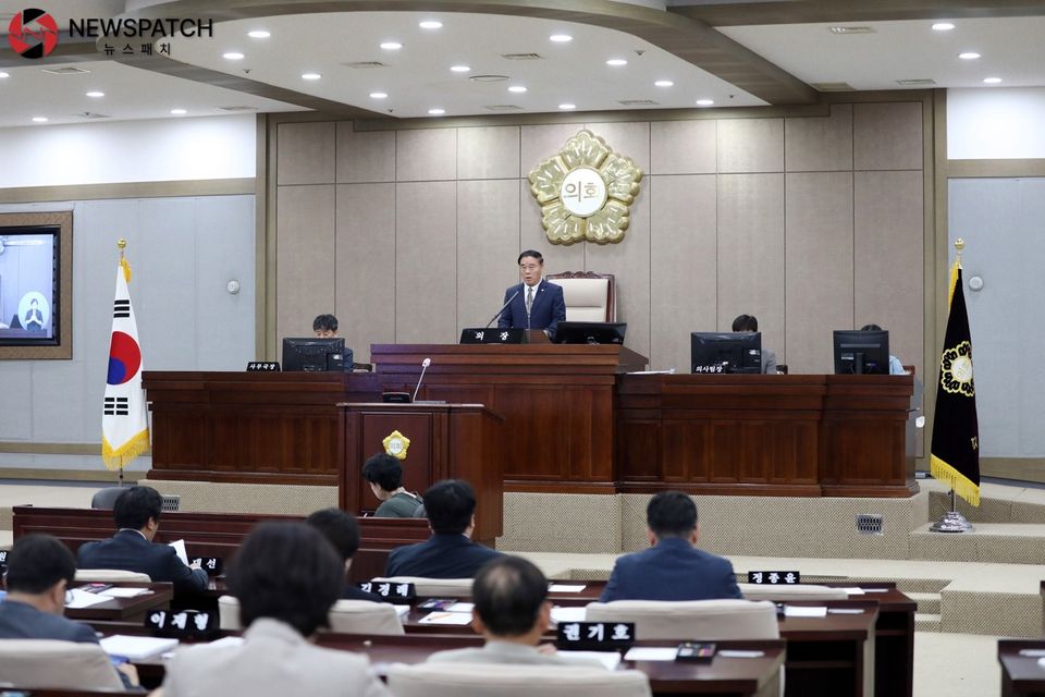 ▲제393회 제1차 정례회 제1차 본회의