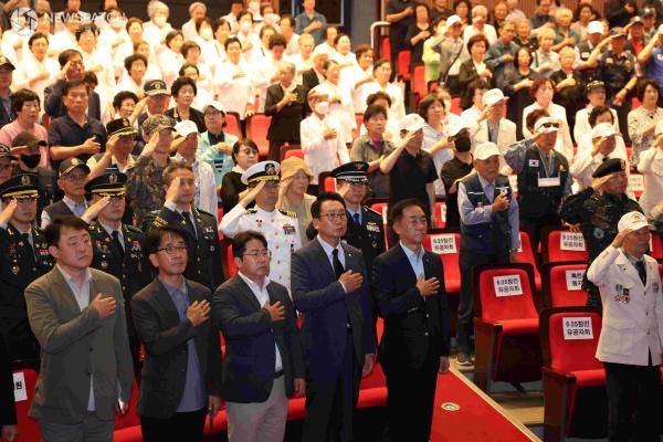 ▲6.25전쟁 제75주년 기념식 / 사진제공=평택시의회