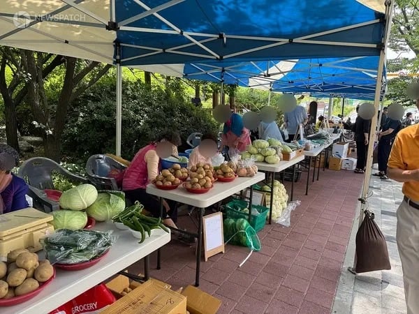 ▲‘대야동 로컬푸드 장터’ / 사진제공=군포시