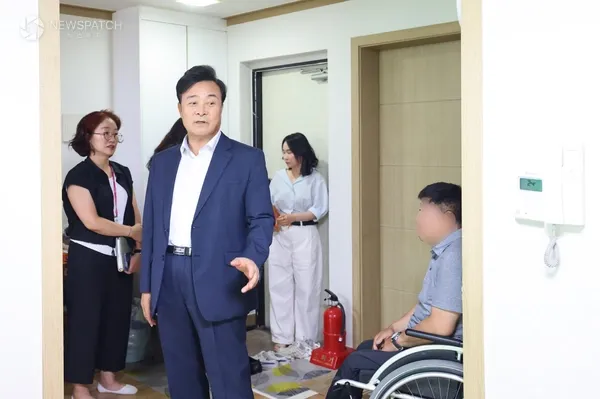 ▲하절기 취약계층 건강 보호 지원사업 현장 점검