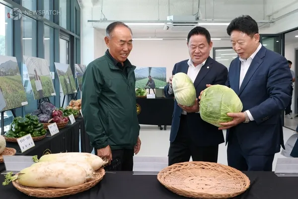 ▲친환경 농업‧학교급식 상생협력 강화