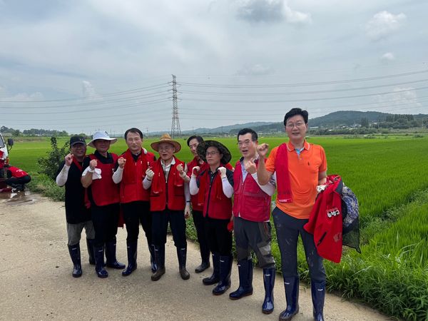 ▲국민의힘 원외당협위원장 협의회 수해복구 봉사로 본격 활동 시작 / 사진제공=국민의힘