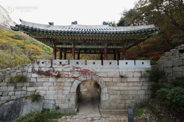 ▲북한산성 성문(중성문) / 사진제공=고양시