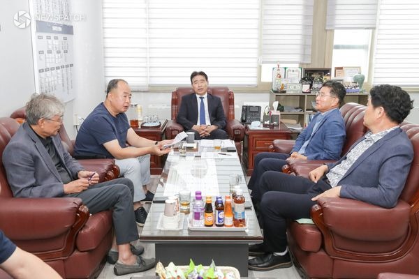 ▲대한전문건설협회 경기도회 고양시운영위원회와의 간담회 / 사진제공=