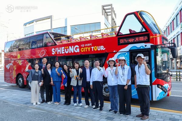 ▲시티투어버스 탑승