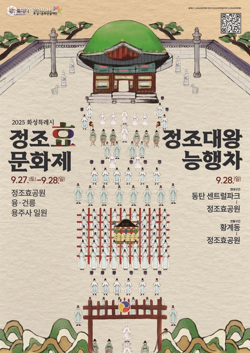 ▲정조효문화제·정조대왕능행차 포스터 / 자료제공=
