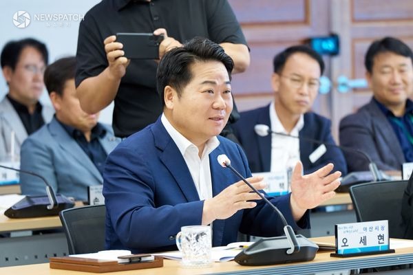 ▲지역 도의원 초청 간담회 개최 / 사진제공=아산시