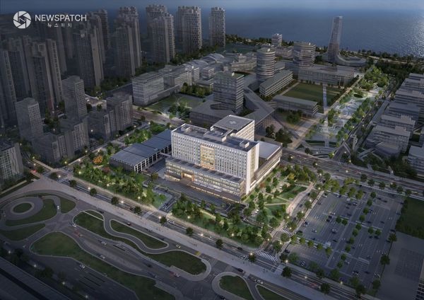 ▲가칭)시흥배곧서울대학교병원 메인 조감도 / 자료제공=시흥시
