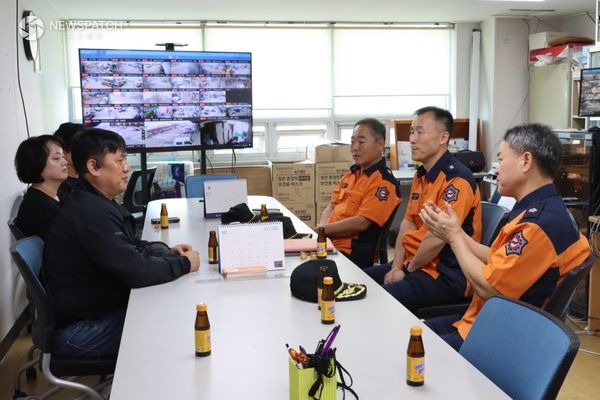 ▲사강시장 상인회와 간담회