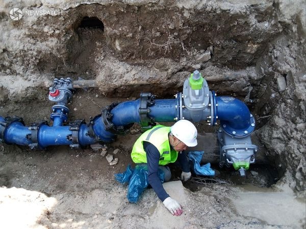 ▲노후 상수도관 교체 공사