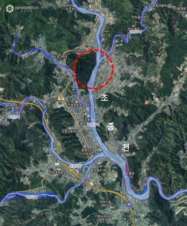 ▲조종면 사업 위치도 / 사진제공=가평군