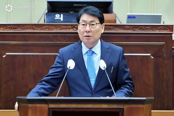 ▲서창수 의원 제안설명 / 사진제공=의왕시의회