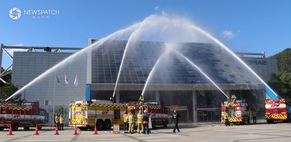 ▲안전한국훈련 / 사진제공=광명소방서