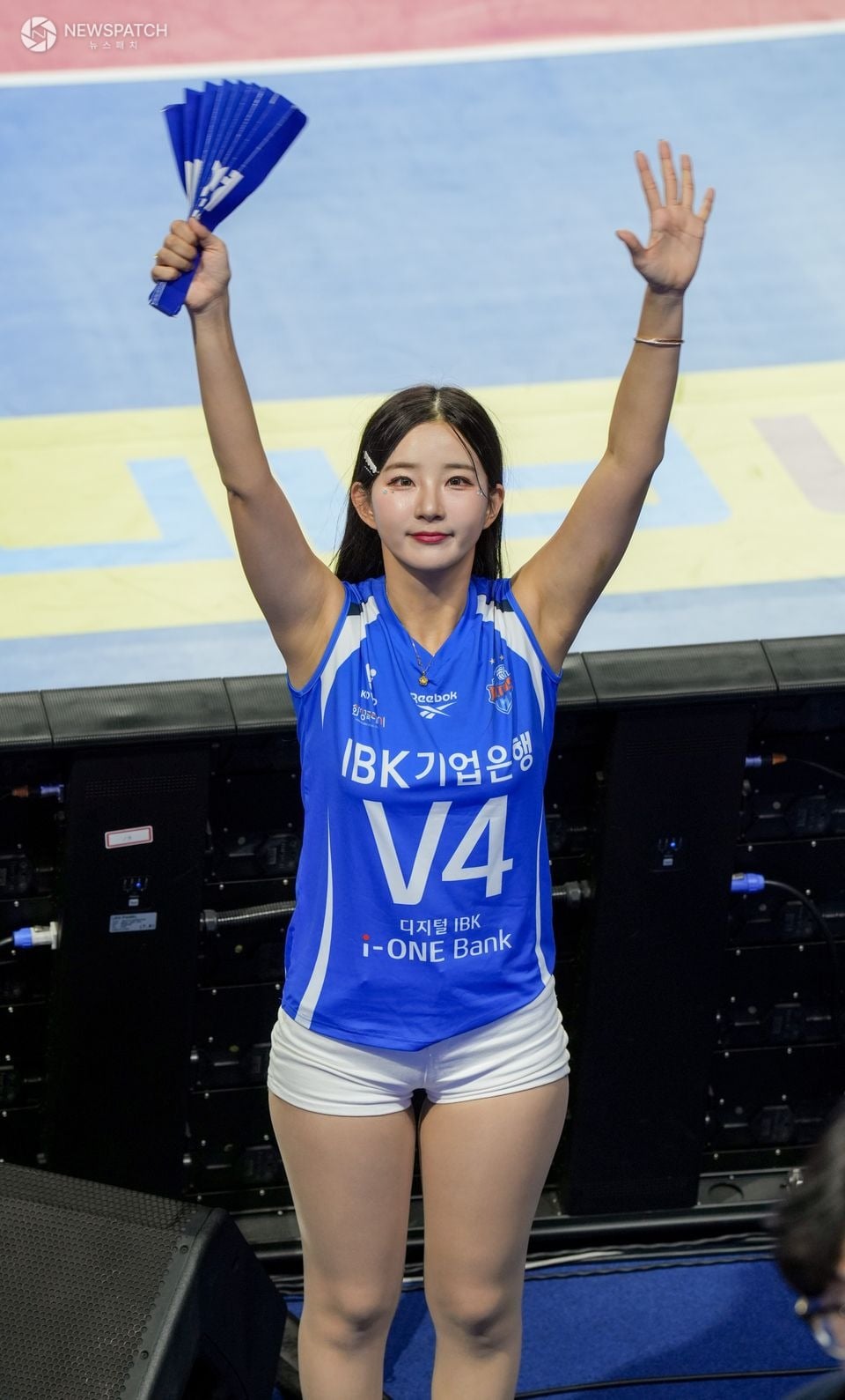 ▲치어리더 김진아, 사진=신재철 기자