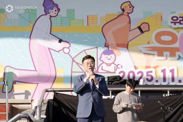 ▲신상진 시장, 우리가족 꼬마영웅 유아차 올림픽 / 사진제공=성남시