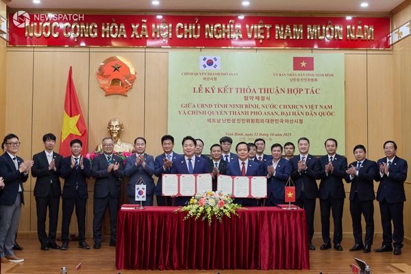 ▲외국인계절근로자 도입 MOU / 사진제공=아산시