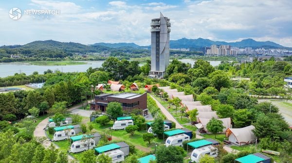 ▲왕송호수캠핑장 전경 / 사진제공=의왕시