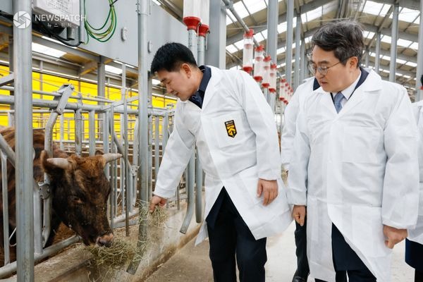 ▲배정수 의장과 김동연 경기도지사의 현장 방문 / 사진제공=