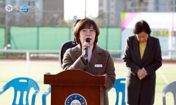 ▲혜자 의장 축사