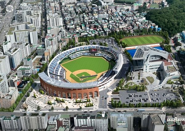 ▲성남시 야구전용구장 조감도