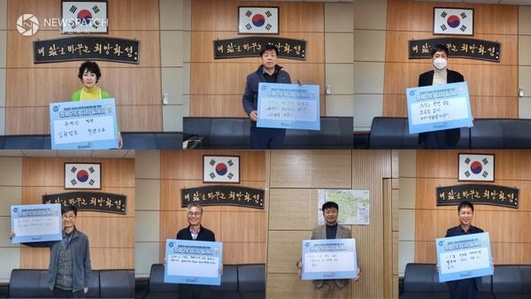 ▲청렴 리더 다짐 릴레이