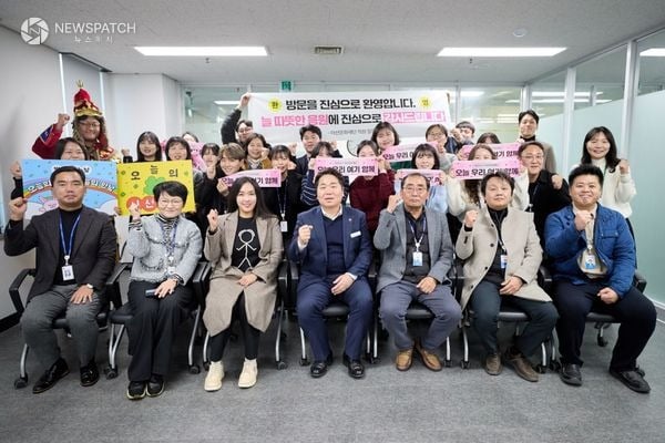 ▲오세현 아산시장, 10개 기관·단체 현장 방문 마무리