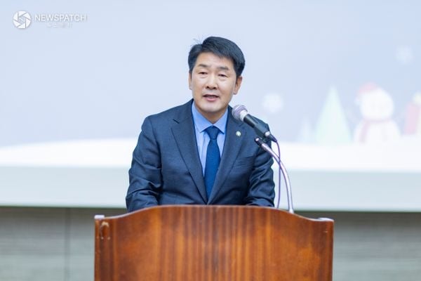 ▲배정수 의장 개소식 축사