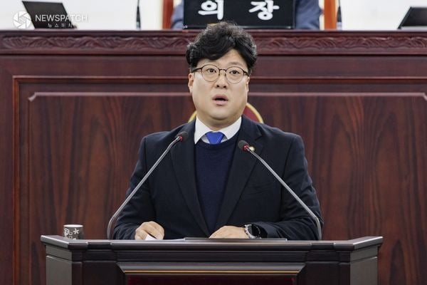 ▲김영수 의원 5분발언