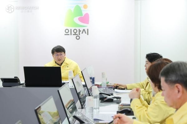 ▲안치권 부시장 주재 겨울철 대설 한파대응 훈련 및 상황 점검회의