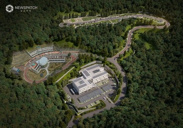 ▲공설자연장지 조성공사 착공