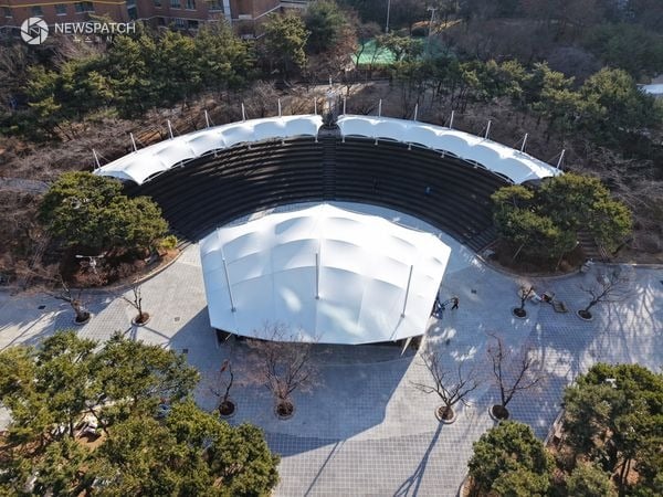 ▲ 비둘기공원 야외무대