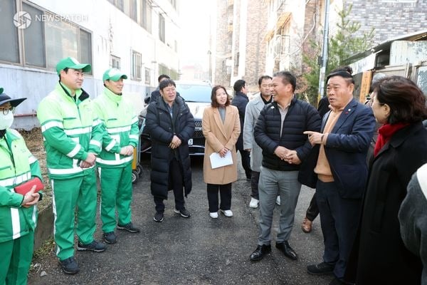 ▲세류3동 환경관리원 쉼터 입주식