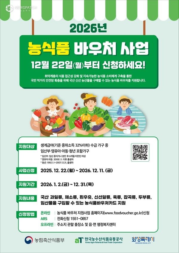 ▲2026년 농식품 바우처 사업 포스터