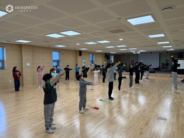 ▲대덕면 주민자치회, 겨울방학 맞아 ‘음악 줄넘기’