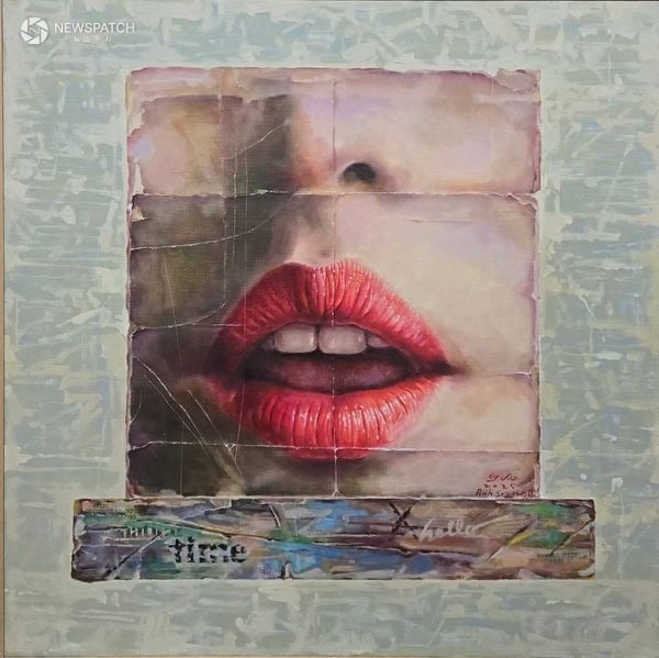 ▲노재순, Sound, 72.7x 72.7cm, Mixed media, 2025