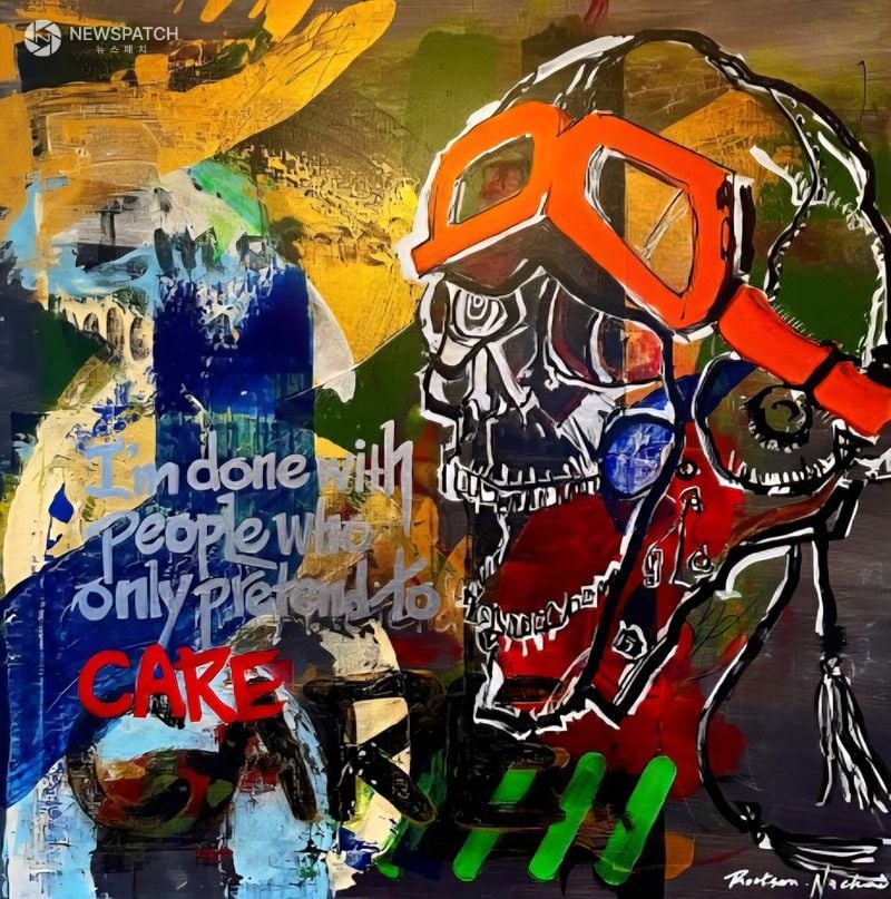 ▲최민수 On the Go2 100× 100cm Acrylic on Canvas  2022