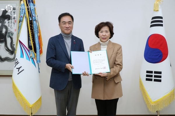 ▲신승연 대표이사 임명장 