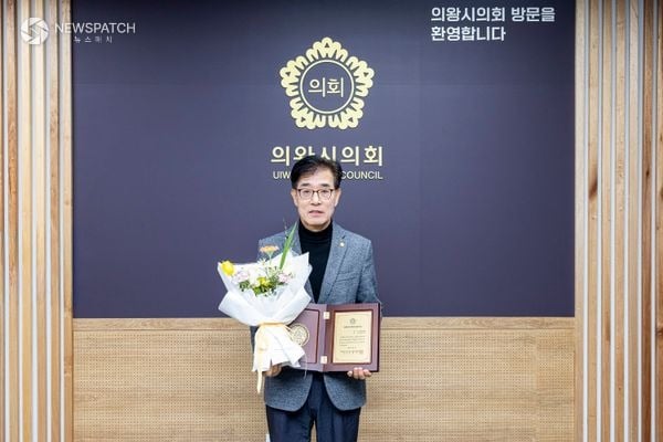 ▲대한민국지방의정봉사상 수상