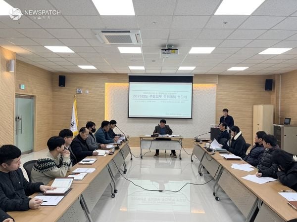 ▲충남혁신도시관리본부 2026년 보고회