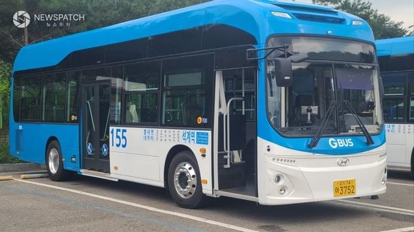 ▲155번 버스 무료 운행… 서울 시내버스 파업 대응