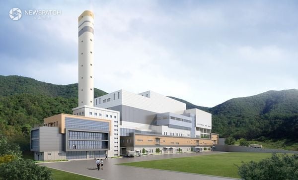 ▲성남시 중원구 상대원동 노후 소각장 대체 소각시설(500t) 건립 조감도