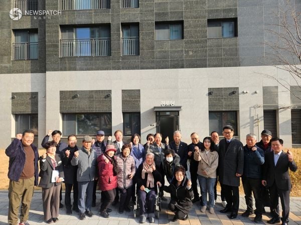 ▲공도 우방아이유쉘에스티지 아파트 경로당 개소