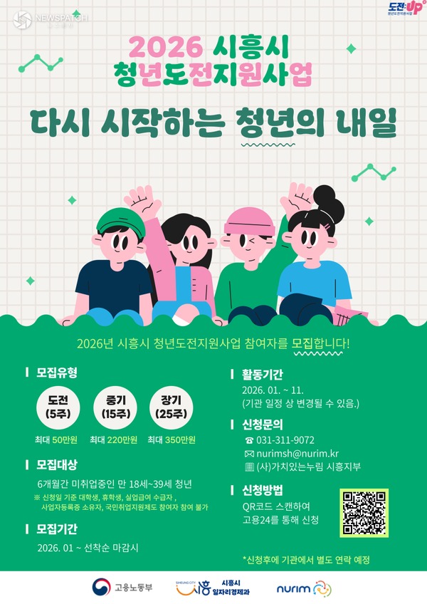 ▲2026년 청년도전지원사업 참여자 모집