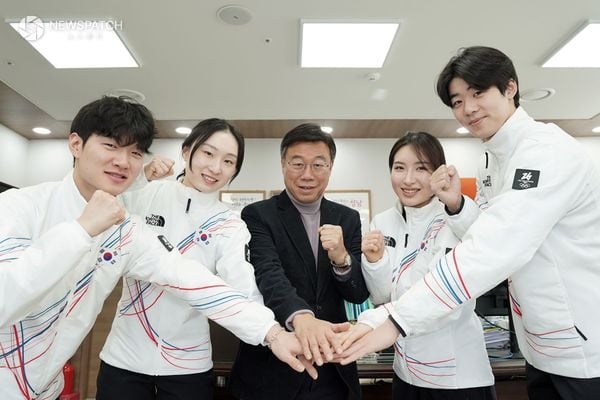 성남시, 밀라노 동계올림픽 출전 쇼트트랙 선수단 격려
