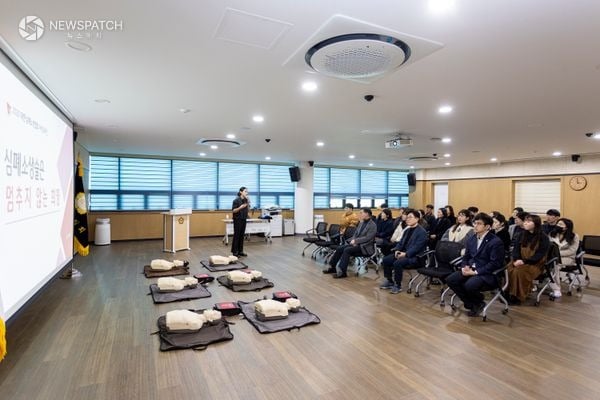 ▲소방안전 및 응급처치 교육