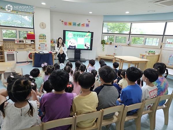 ▲새싹이 건강나라교실