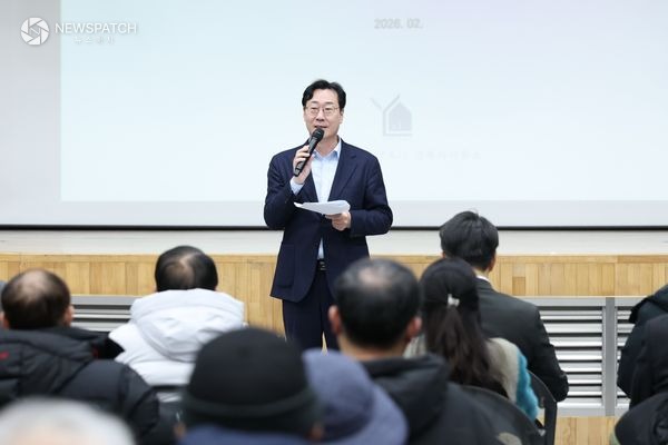 ▲‘동부 반다비체육센터 건립’ 주민설명회